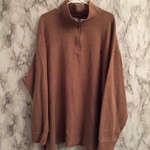 POLO Big & Tall 3XB 1/4 Zip Sweater MJ77e